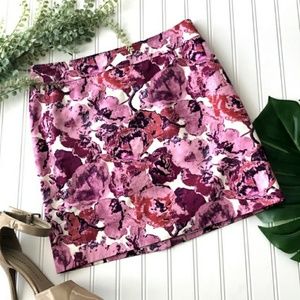 {NWOT} LOFT Floral Skirt
